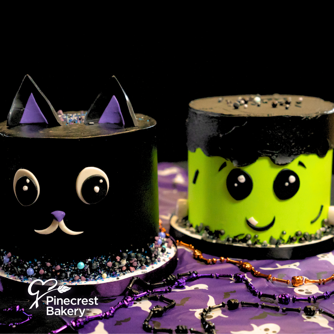 Halloween: Buttercream Cakes