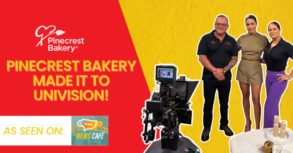 Pinecrest Bakery’s Founder & CEO Featured on El News Café with Aly Sánchez