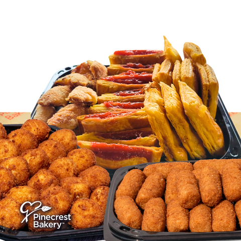 25 Pastelitos, 25 Croquetas, 25 Papa Rellena