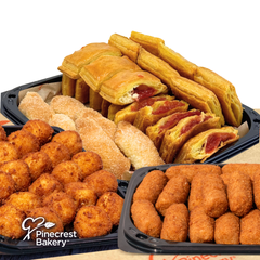 25 Pastelitos, 25 Croquetas, 25 Papa Rellena