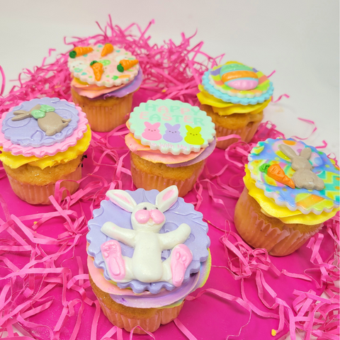 Easter fondant Cupcakes 6-Pack