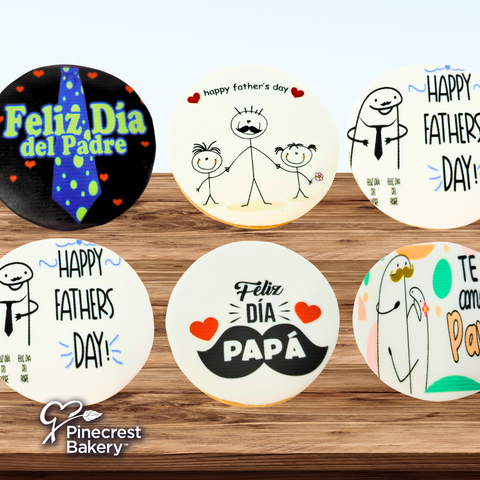 Father's Day Cookies Sugar Print