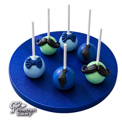 Father's Day Special Cake Pops: Mustache Theme