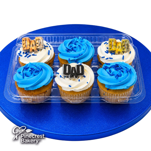 Father's Day: Cream Filled Cupcakes 6-Pack