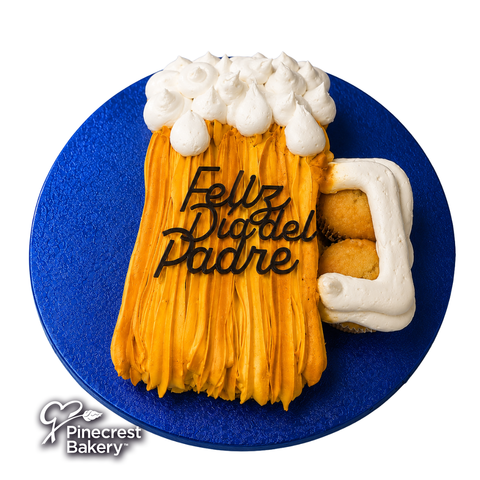 Father's Day Beer Cupcake Cake