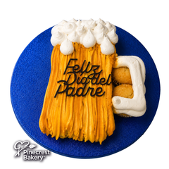 Father's Day Beer Cupcake Cake