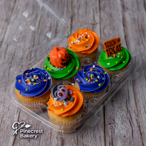 Halloween: Cream Filled Cupcakes 6-Pack