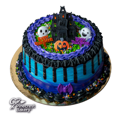 Halloween: Haunted House Merengue Cake