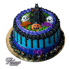 Halloween: Haunted House Merengue Cake