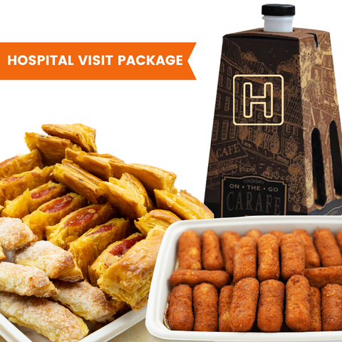 *Featured Hospital Visit Package: 2 Party platters + Carafe Pckg