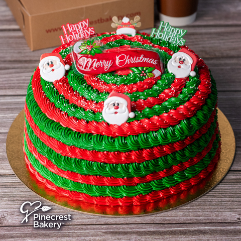 Christmas: Merengue Cakes Decorated