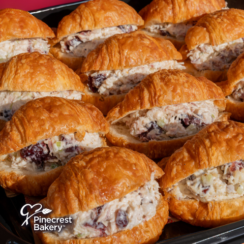 Party Platter Sandwiches: Croissants | Chicken Salad