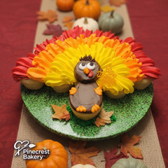 Thanksgiving: Turkey Cupcake Cake