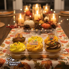 Thanksgiving: Cream Filled Cupcakes 6-Pack