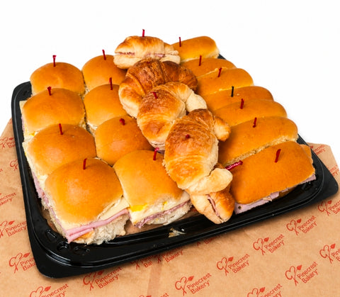 Party Platter Sandwiches: Assorted Mini (Medianoche, Cubano, Chicken Salad Croissants)