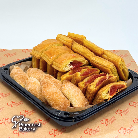 Party Platter Pastelitos: Assorted Mini (Guava, Cheese, Beef, Guava Cheese)
