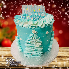 Christmas: Buttercream Cakes Decorated