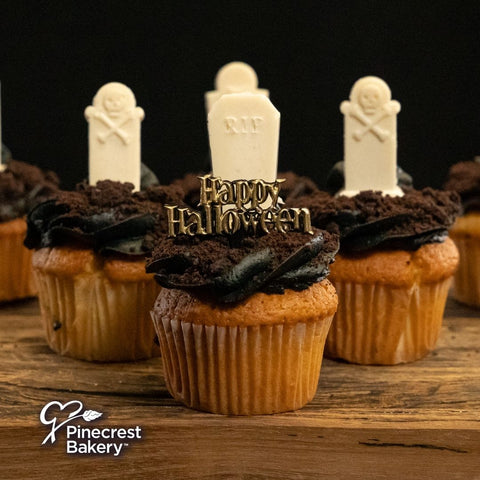 Halloween Tombstone Cupcakes 6-Pack