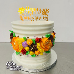 Thanksgiving: Fondant Pumpkin Cake