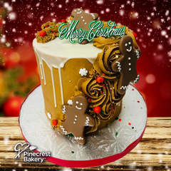 Christmas: Buttercream Cakes Decorated