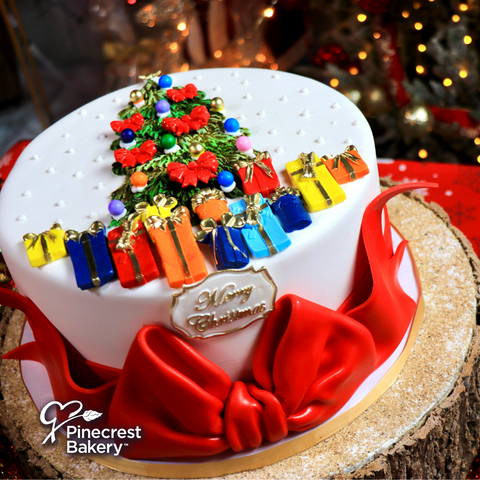 Christmas: Fondant Cakes Decorated